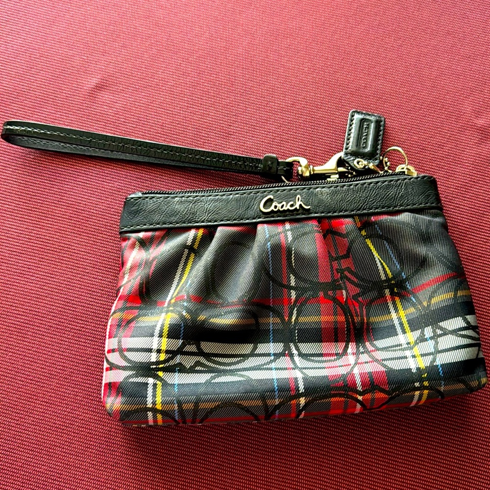 Coach wristlet used